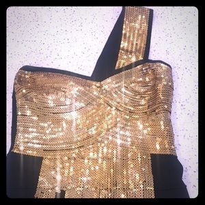 BCBG Sequined Party Dress
